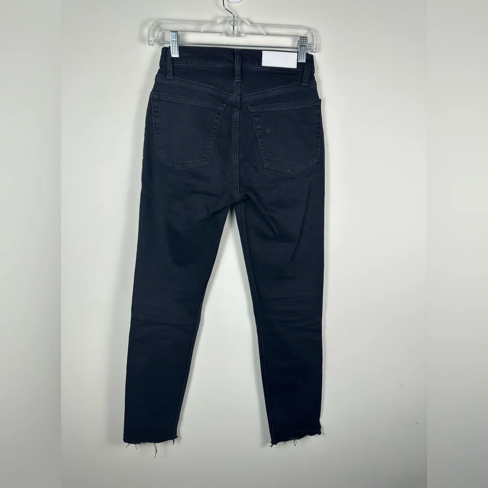 Re/Done Jeans‎ Adult 25 Black Skinny High Rise Ankle Crop Womens